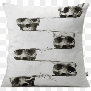 Dailyobjects Skull Frag 16 Cushion Cover Buy Online - Tattoo Caveira Mudo Surdo Cego, HD Png Download