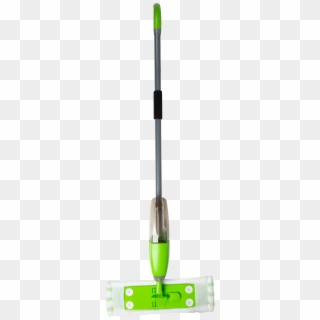 Shine Spray Mop With Comfort Grip Handle Silver/lime - Shovel, HD Png Download