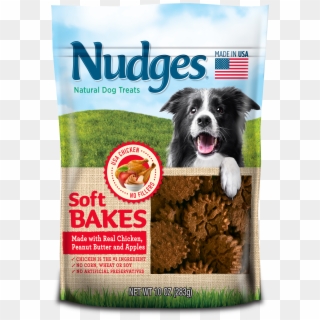 Nudges Soft Bakes With Chicken Dog Treats, Peanut Butter - Nudges Soft Bakes, HD Png Download