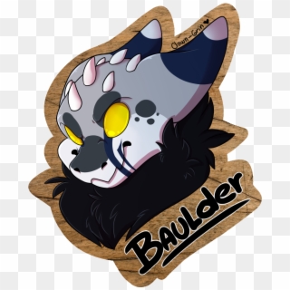 Baulder Badge - Cartoon, HD Png Download
