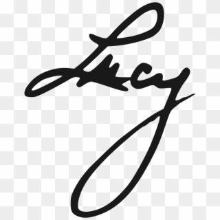 Lucille Ball Signature , Png Download - Lucy Signature, Transparent Png