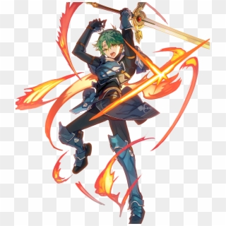 I Am Accidentally On Fire While Holding This Sword - Fire Emblem Heroes Alm, HD Png Download