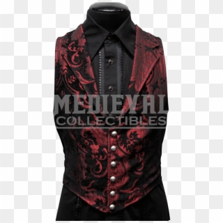 Gothic Red And Black Suit, HD Png Download