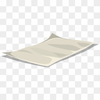 Paper White Sheet Blank Empty Page Document Note - กราฟฟิก เวคเตอร์ รูป กระดาษ, HD Png Download
