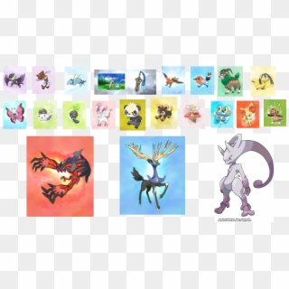Here Are All The Pokemon That Were Made Official For - Cartoon, HD Png Download