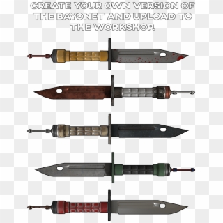 **we Have Made An Easy To Understand Uv Map For This - Bowie Knife, HD Png Download