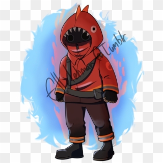 Chibi Commission Of Pyro From Tf2 - Tf2 Pyro Chibi Png, Transparent Png