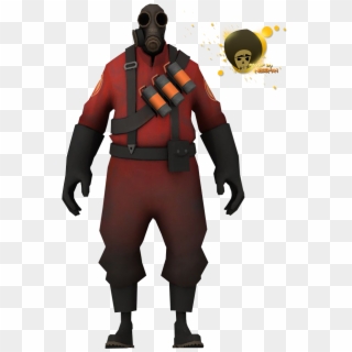 Tf2pyroguy1 - Tf2 Pyro Blank Background, HD Png Download