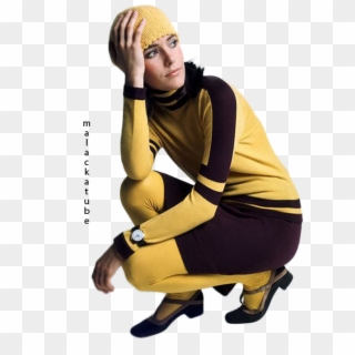 Hölgyek Guggoló - Figurine, HD Png Download