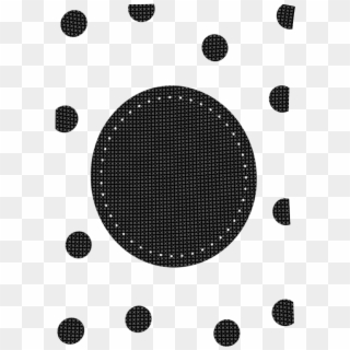 Faded Black Dot Png - Circle, Transparent Png