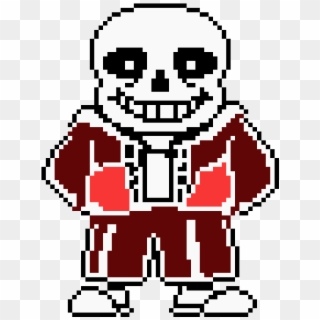 Pixilart - Hardtale Sans pixel art by Anonymous