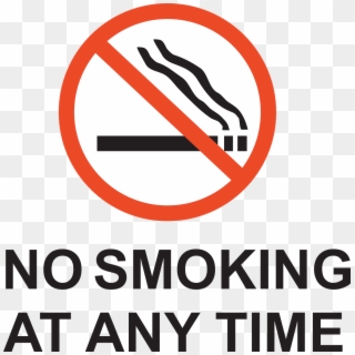 Smoking Any Time Forbidden Png Image - Any Time, Transparent Png