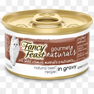 Gourmet Naturals Wet Beef In Gravy Product - Cat Food, HD Png Download