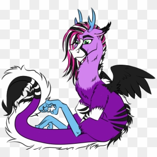 Tiamat Sitting - Cartoon, HD Png Download