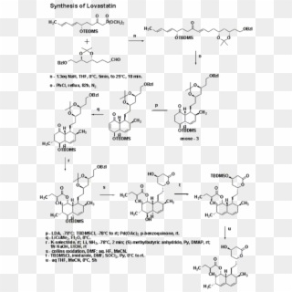 File - Totalsynthesis2 - Chemical Synthesis Of Pravastatin, HD Png Download