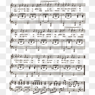 Pieśń Z Wieży Page04 - Sheet Music, HD Png Download