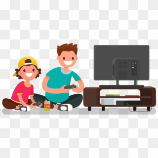 To Play Video Games Png - Play Video Games Illustration, Transparent Png