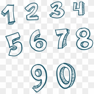 Numbers Transparent Background Png - Numbers Vector, Png Download