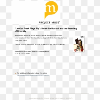 Pdf - “ - Project Muse, HD Png Download