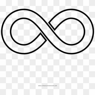 Infinity Sign Coloring Pages - Line Art, HD Png Download