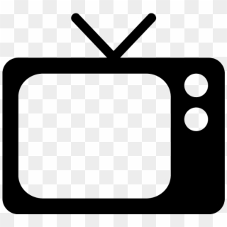Television Tv Png Clipart - Tv Logo Black And White, Transparent Png
