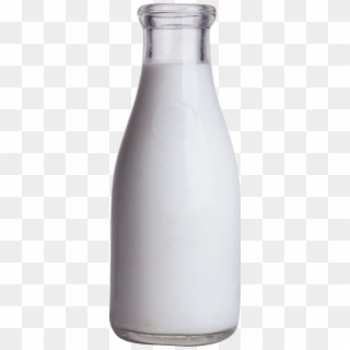 Milk Glass Bottle Png - زجاجه حليب, Transparent Png
