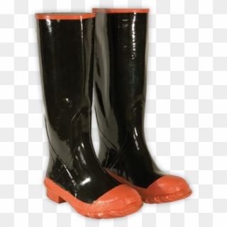 Boots Shoe Free Png Transparent Background Images Free - Black And Red Rubber Boots, Png Download