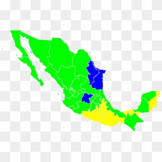 Mexican Presidential Election, 2012 States Map, HD Png Download