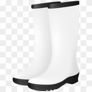 White Rubber Boots Png Clipart - White Boots Png, Transparent Png