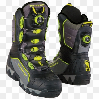 Motorfist Alpha Boot Mens Hivis - Motor Fist Snowmobile Boots, HD Png Download
