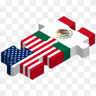Mexico-eu - Mexico Usa Flag Png, Transparent Png