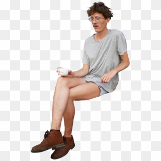 Sitting Coffee Png Image - People Sitting Png, Transparent Png