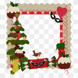 Christmas, Frame, Heart, Card, Holiday - Christmas Card Frame Transparent, HD Png Download