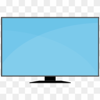Collection Of Free Tv Vector Icon - Led-backlit Lcd Display, HD Png Download