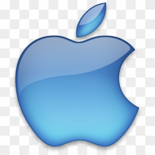 Blue Apple Logo Icon - Apple Hd Logo Png, Transparent Png