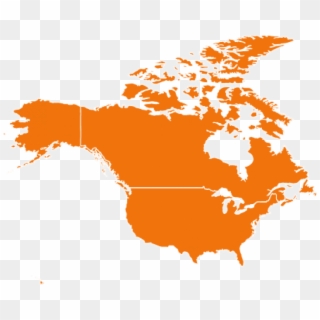 Free Png Download North America Without Mex Png Images - North America Map Without Mexico, Transparent Png