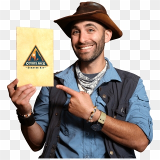 Follow Us - - Coyote Peterson Starter Pack, HD Png Download