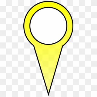 This Free Icons Png Design Of Yellow Map Pin, Transparent Png