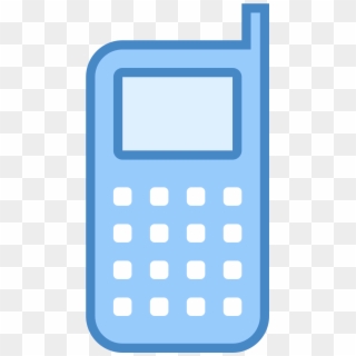 Telephone Icon Png Blue Download, Transparent Png