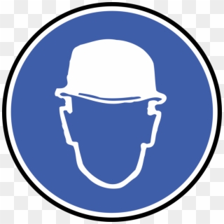 Hard Hats Personal Protective Equipment Symbol Construction - Wear Safety Helmet Icon, HD Png Download