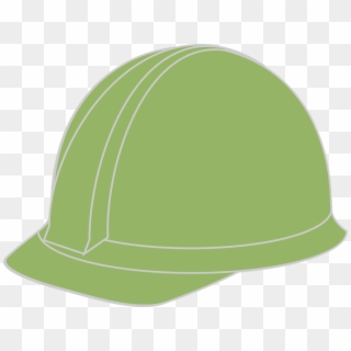 Safety Helmet Colour Code In Construction - Green Hard Hat Png, Transparent Png