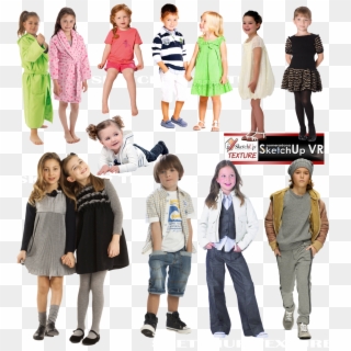 Cut Out People, 2d People - Abbigliamento Bambini, HD Png Download