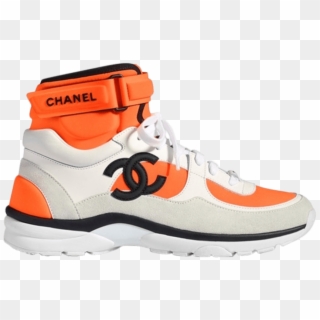 Chanel Wmns Logo High Top - Chanel High Top Trainers, HD Png Download