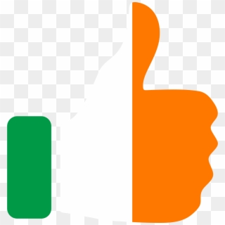 Thumbs Up Ireland Icons Png Free And - Thumbs Up Shamrock Irish, Transparent Png