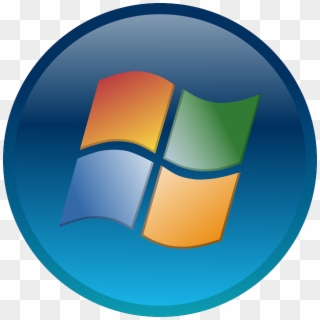 Windows Start Orb Png - Windows 7 Start Button Small, Transparent Png