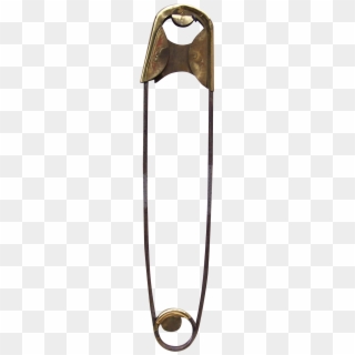 Vintage Giant Safety Pin's Png Image - Weapon, Transparent Png