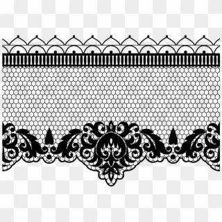 Download Lace Transparent Background - White Lace Clipart Transparent Background, HD Png Download