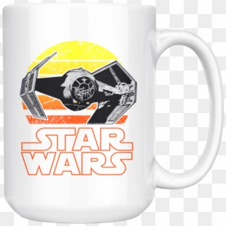 Star Wars Vintage Tie Fighter Mug - Mug, HD Png Download