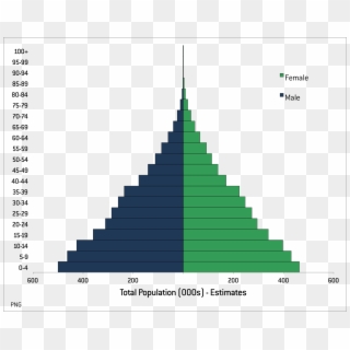 Click On The Graph To See It Full Size - Population Pyramid Of Gabon, HD Png Download
