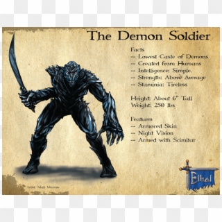 Demon Soldier Summary - Demon Soldier, HD Png Download